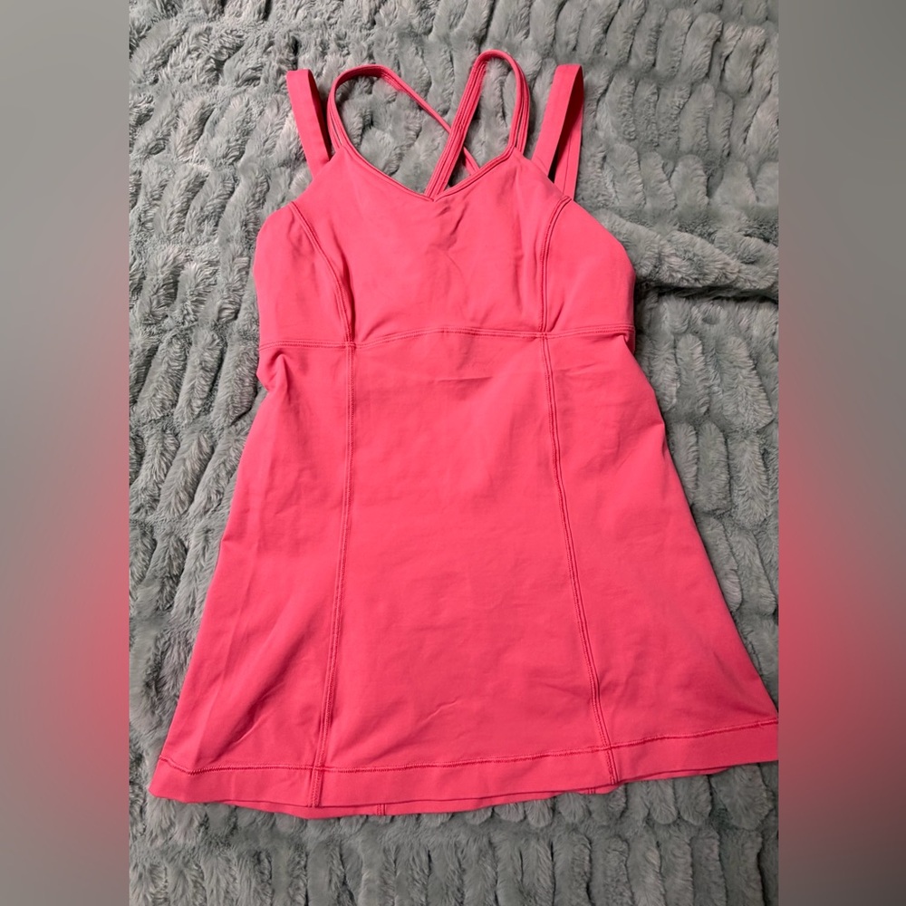 LuluLemon Pink Strappy Tank Top